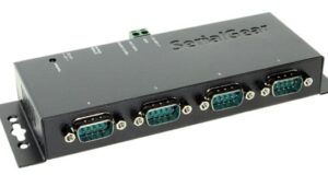 Adaptador de RS-232 a Ethernet de cuatro puertos MSD-SRF4X