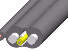 Cable drop monofibra PPC DiamonDrop para FTTX exterior